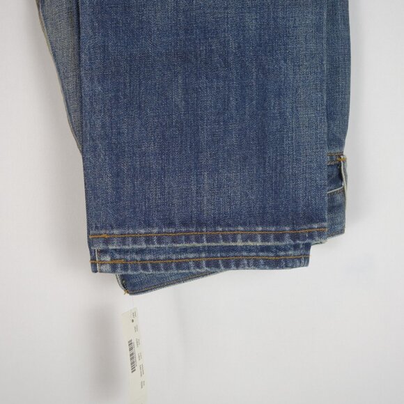 J. Crew 770 Kaihara Japanese Blue Denim Jeans New w/ Tags, Size 33 in x 32 in - Picture 6 of 16